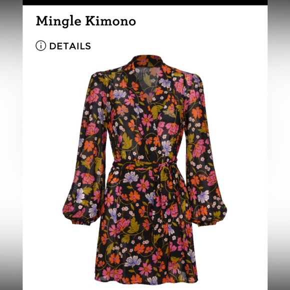 Cabi Mingle Kimono
Floral, bright, belted - Picture 4 of 5